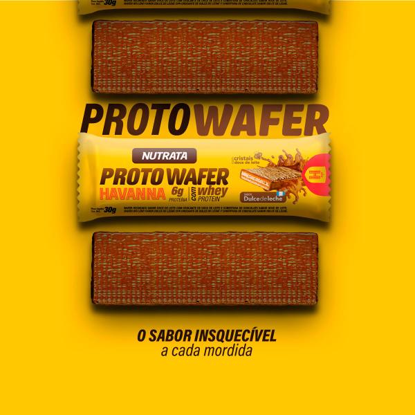 Imagem de Proto wafer sabor doce de leite havanna c/ 12 un 30g  nutrata