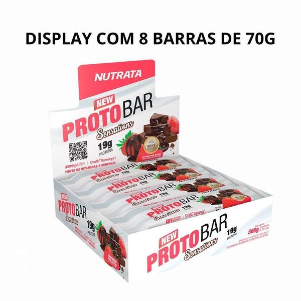 Imagem de Protobar Sensations Nutrata 70G Display Com 8 Barras