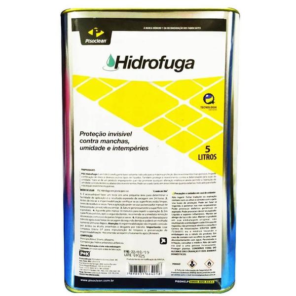 Imagem de Psc Hidrofuga 5L Pisoclean Hidrofugante/impermeabilizante