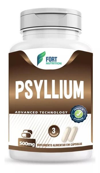 Imagem de Psyllium Premium - 60 Cápsulas 500mg - 100% Natural