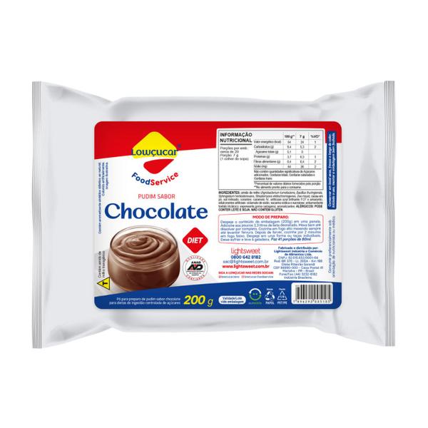 Imagem de Pudim Lowçucar Zero Açucares Sabor Chocolate 200G