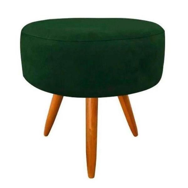 Imagem de Puf, Puff Para Sala Pé Palito Verde Musgo 50 Cm Altura