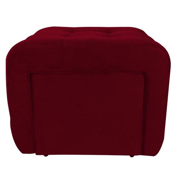 Imagem de Puff 2 em 1 Brenda Suede Marsala - D'Classe Decor