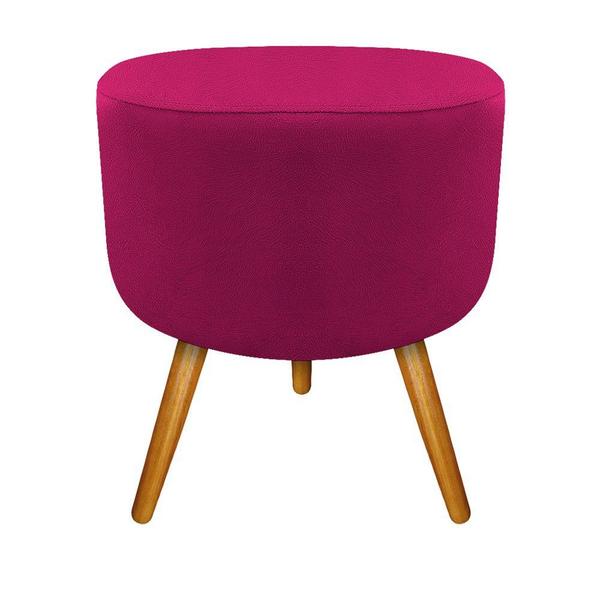 Imagem de Puff Banqueta Decorativa Carol Palito Mel Sala de Estar Quarto Suede Pink - DAMAFFÊ MÓVEIS