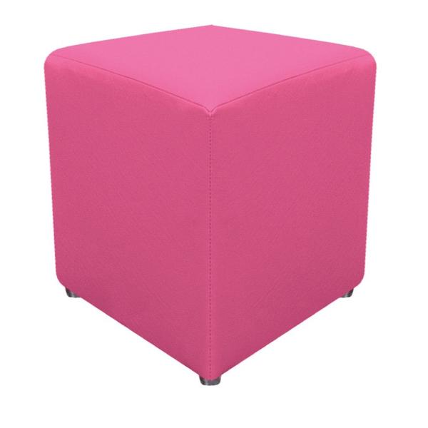 Imagem de Puff Banqueta Decorativo Dado Corano Pink - KDAcanto Móveis