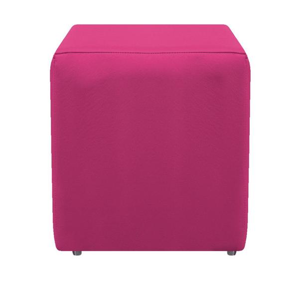 Imagem de Puff Banqueta Decorativo Dado Suede Pink - DAMAFFÊ MÓVEIS