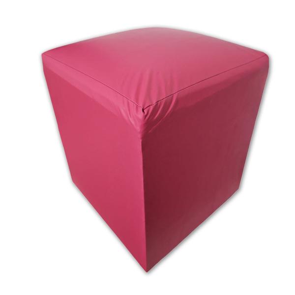 Imagem de Puff Banqueta Quadrado Cubo Decorativo material sintético e Suede