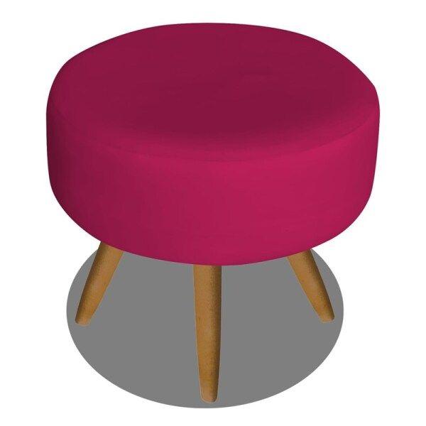 Imagem de Puff Banqueta Sofia Decorativo Suede Pink - KDAcanto Móveis