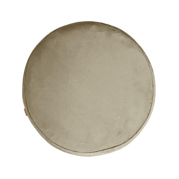 Imagem de Puff Banqueta thor Luxo Decorativo  - Suede Cappuccino