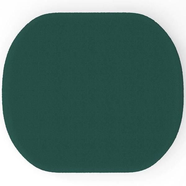 Imagem de Puff Decorativo Orgânico para Living Quarto 70cm Doha W01 Bouclê Verde - Lyam Decor