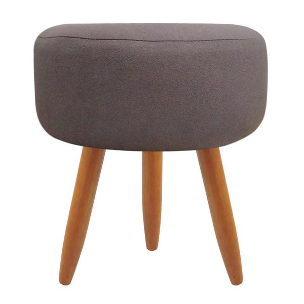 Imagem de Puff Decorativo Para Sala de Estar Redondo Classic Suede Diversas Cores