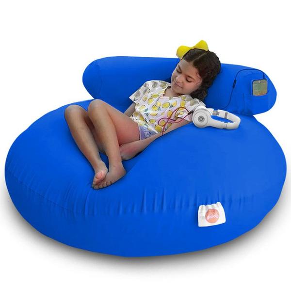 Imagem de Puff G-Pouf Cor Azul Royal -   leve e macio