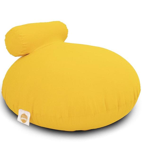 Imagem de Puff G-Pouf mini cor amarela - versátil, sensorial e macio