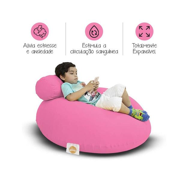 Imagem de Puff G-Pouf Mini Cor Pink - Tecido interno 100% Poliéster