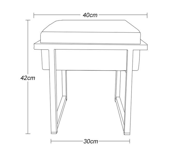 Imagem de Puff Industrial Decorativo