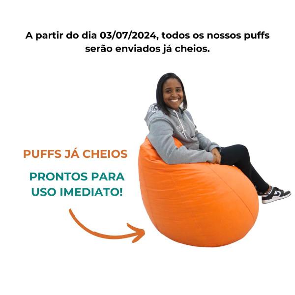 Imagem de Puff pera c/ enchimento gigante eventos escritório almofadão