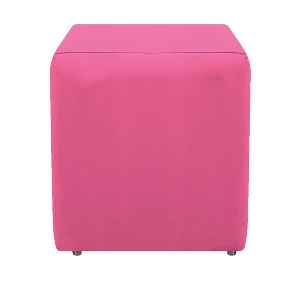 Imagem de Puff Quadrado Dado Decorativo Sala de Espera Recepção material sintético Pink