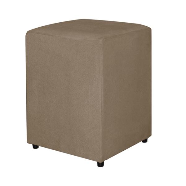 Imagem de Puff Quadrado Suede - Belliv Decor