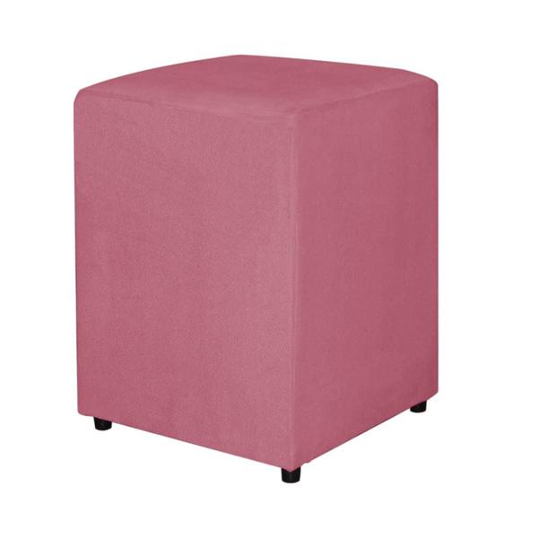 Imagem de Puff Quadrado Suede - Vallisa Decor