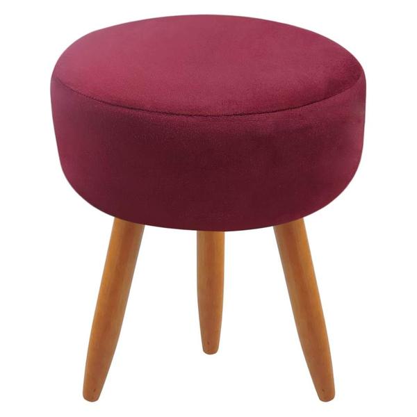 Imagem de Puff Redondo Classic Para Sala Quarto Suede