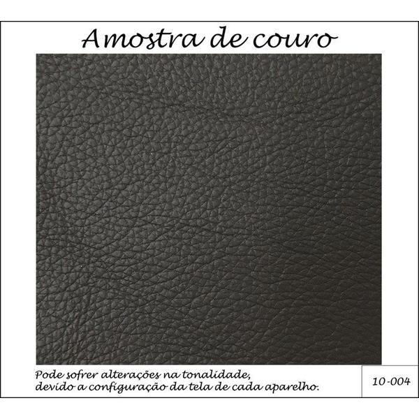 Imagem de Puff Retangular Senepol 0400 Couro Legitimo Leather Brown Toro Bianco