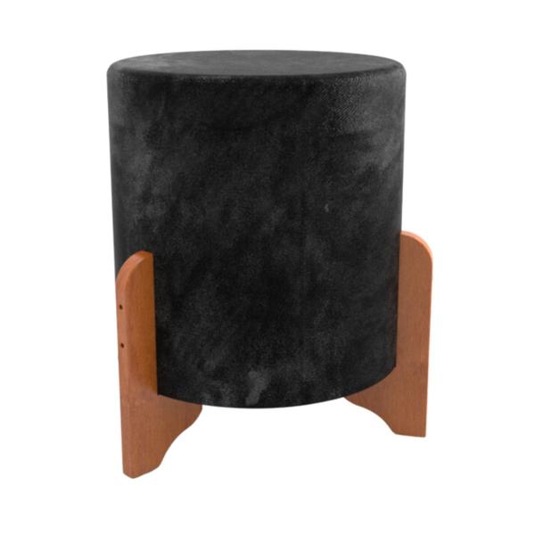 Imagem de Puff Thor Redondo Decor Banqueta Veludo Diversas Cores