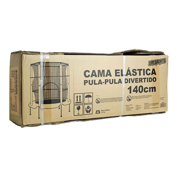 Imagem de Pula Pula Cama Elástica 140cm até 100kg Trampolim 1,4m Infantil DM Toys DM6967