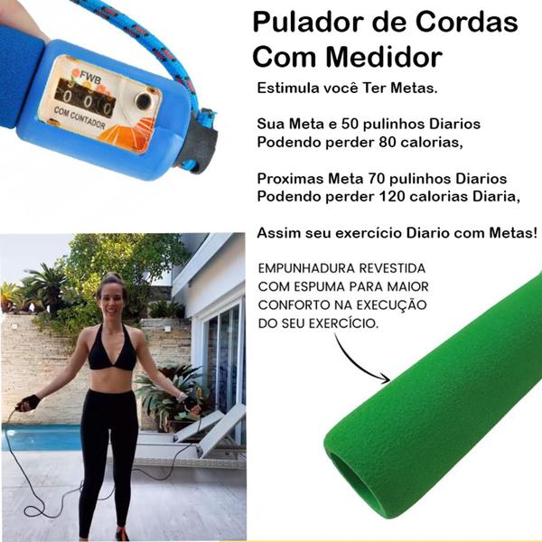 Imagem de Pular Corda Com Contador  2,5m Ajustável 