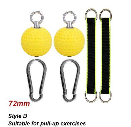 Imagem de Pull Up Balls Cannonball Grip Finger Trainer 72 mm amarelo