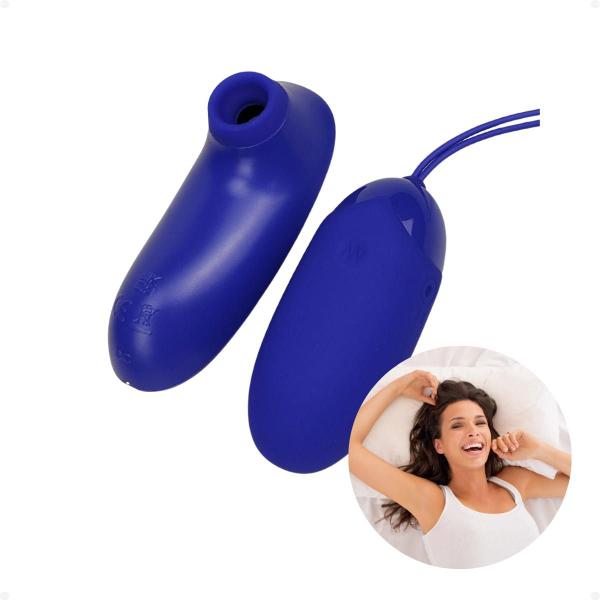 Imagem de Pulsador Clitoriano Sugador Mamilo Bullet Vibrador