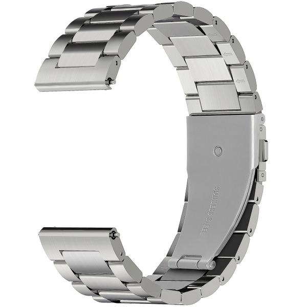 Pulseira Aço Inox Compatível Smartwatch Colmi P45, Colmi V69 - Poolsy Imagem de Pulseira Aço Inox Compatível Smartwatch Colmi P45, Colmi V69