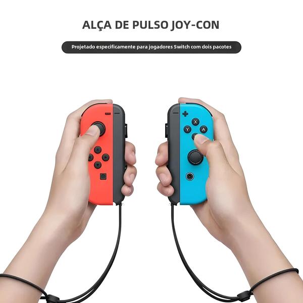 Imagem de Pulseira Anti-Perda para Joy-Con Nintendo Switch - Com Corda de Mão