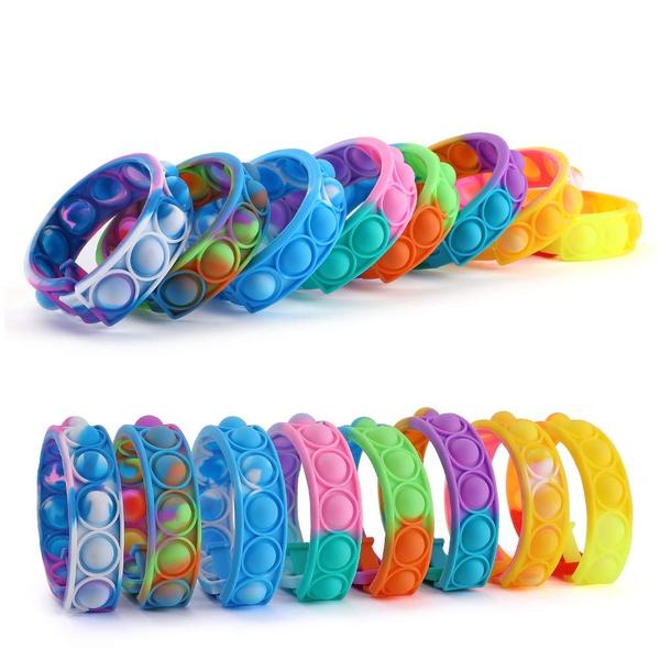 Imagem de Pulseira de brinquedo Fidget GoodForYou Pop 16 unidades para crianças e adultos