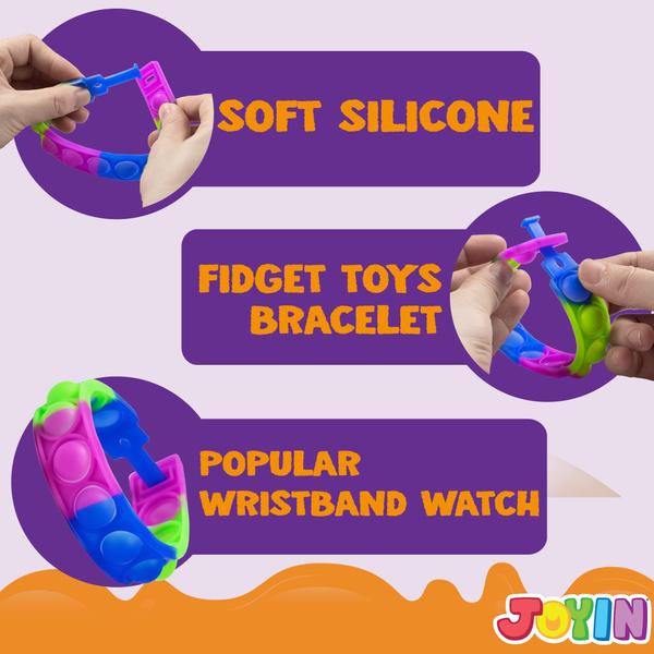 Imagem de Pulseira de brinquedo Pop Fidget JOYIN Halloween, 24 unidades para crianças