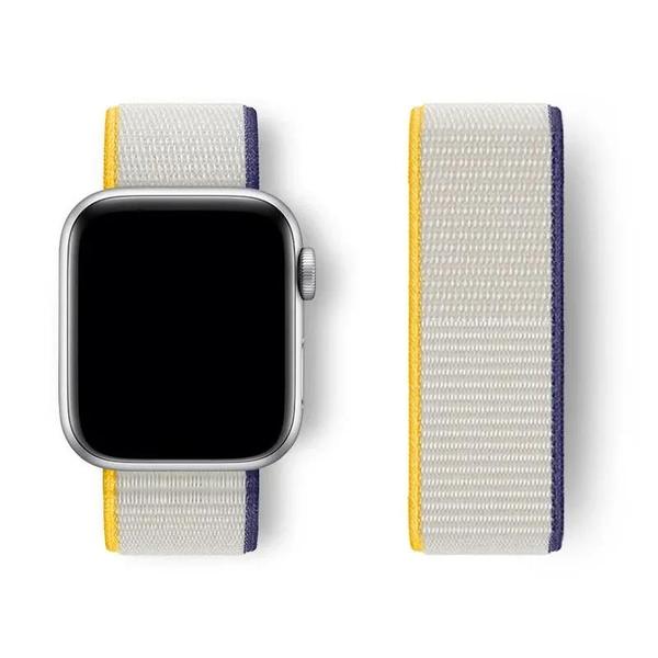 Imagem de Pulseira de Nylon para Apple Watch 45mm/44mm/42mm/41mm/40mm - Compatível com Séries 8, 9, 7, 6, 5, 4, 3