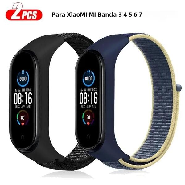 Imagem de Pulseira de Nylon para Xiaomi Mi Band 6, 5, 4 e 3 - Pulseira Esportiva