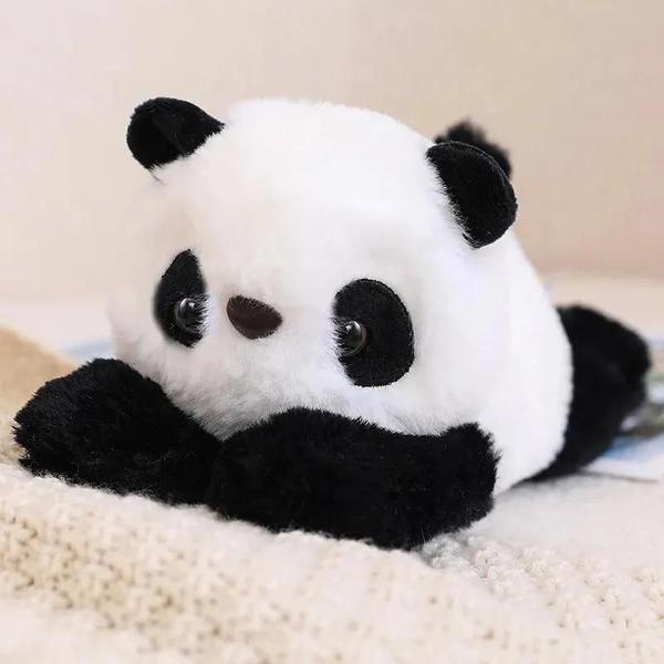 Imagem de Pulseira de Pelúcia Panda 25cm - Anel de Mão Macio para Crianças