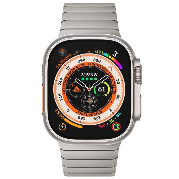 Imagem de Pulseira de relógio NewWays Ultra 2 em aço inoxidável 49 mm para Apple Watch