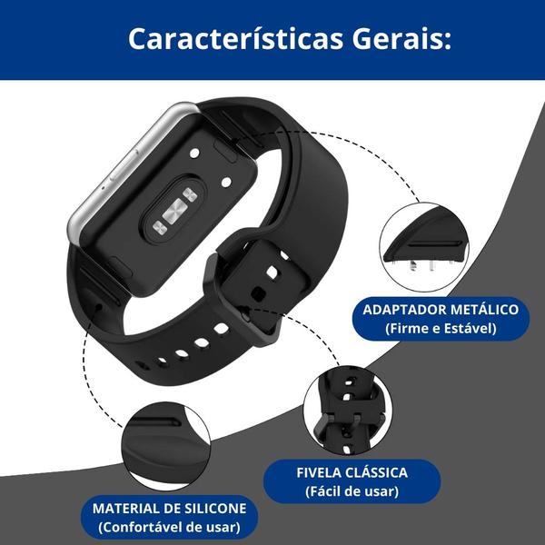 Imagem de Pulseira de Silicone para Galaxy Fit 3 Sm-R390