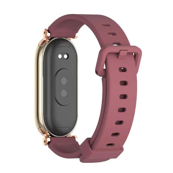 Imagem de Pulseira de Silicone para Mi Band 9 e Xiaomi Smart Band 8 NFC - Novo Design