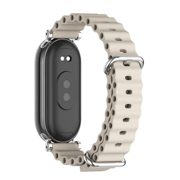 Imagem de Pulseira de Silicone para Mi Band 9 e Xiaomi Smart Band 8 NFC - Novo Design