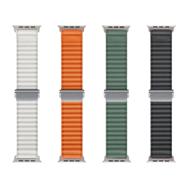 Imagem de Pulseira Esportiva de Nylon para Apple Watch (42mm, 44mm, 45mm, 46mm, 49mm) - Ultra e iWatch