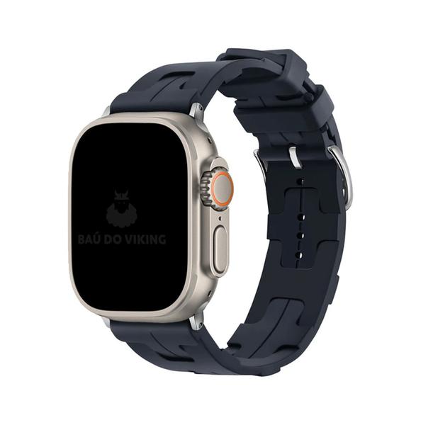 Imagem de Pulseira Fecho Single Tour Silicone Compatível com Apple Watch