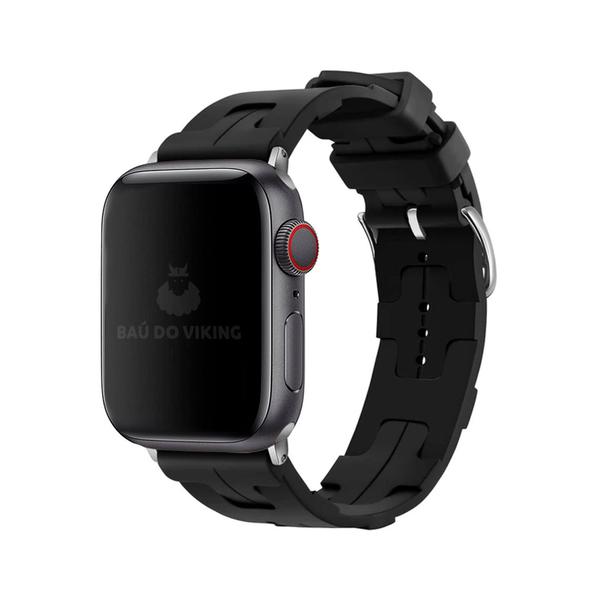 Imagem de Pulseira Fecho Single Tour Silicone Compatível com Apple Watch