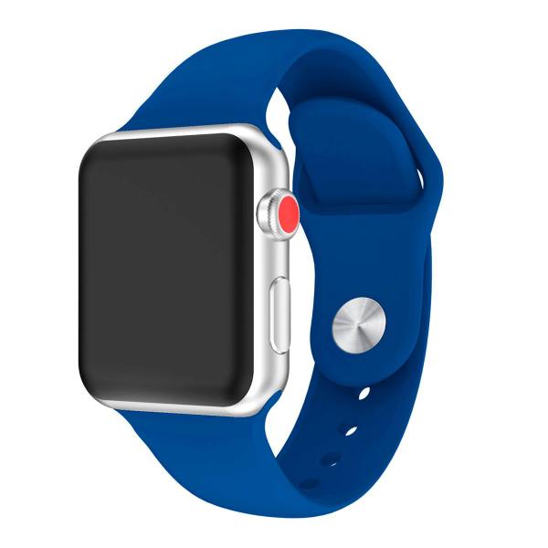 Imagem de Pulseira Goldentec para Apple Watch 42/44mm Silicone Azul