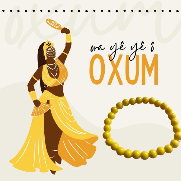 Imagem de Pulseira guia de braço de porcelana de oxum