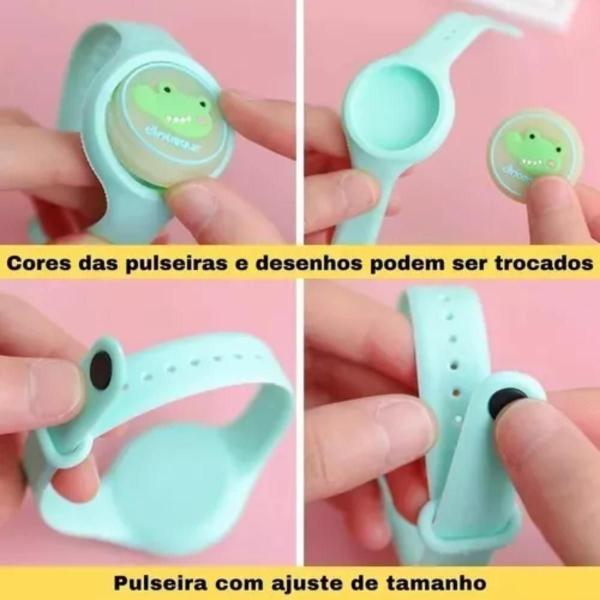 Imagem de Pulseira Infantil Repelente Anti-Mosquito à Prova d'Água