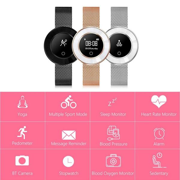 Imagem de Pulseira inteligente genérica feminina Smart Band Heart Rate IP68