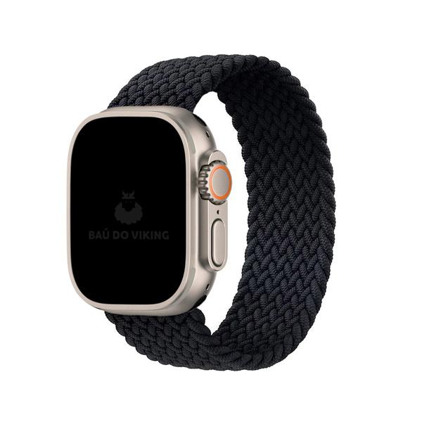 Imagem de Pulseira Loop Solo Trançada Preto Compatível Com Apple Watch