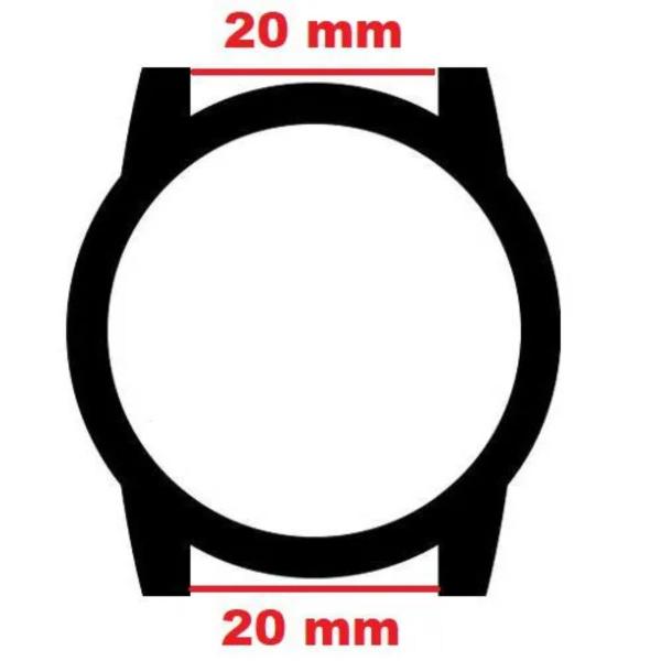 Imagem de Pulseira Need 20mm Compatível com Smartwatch Mondaine 16001